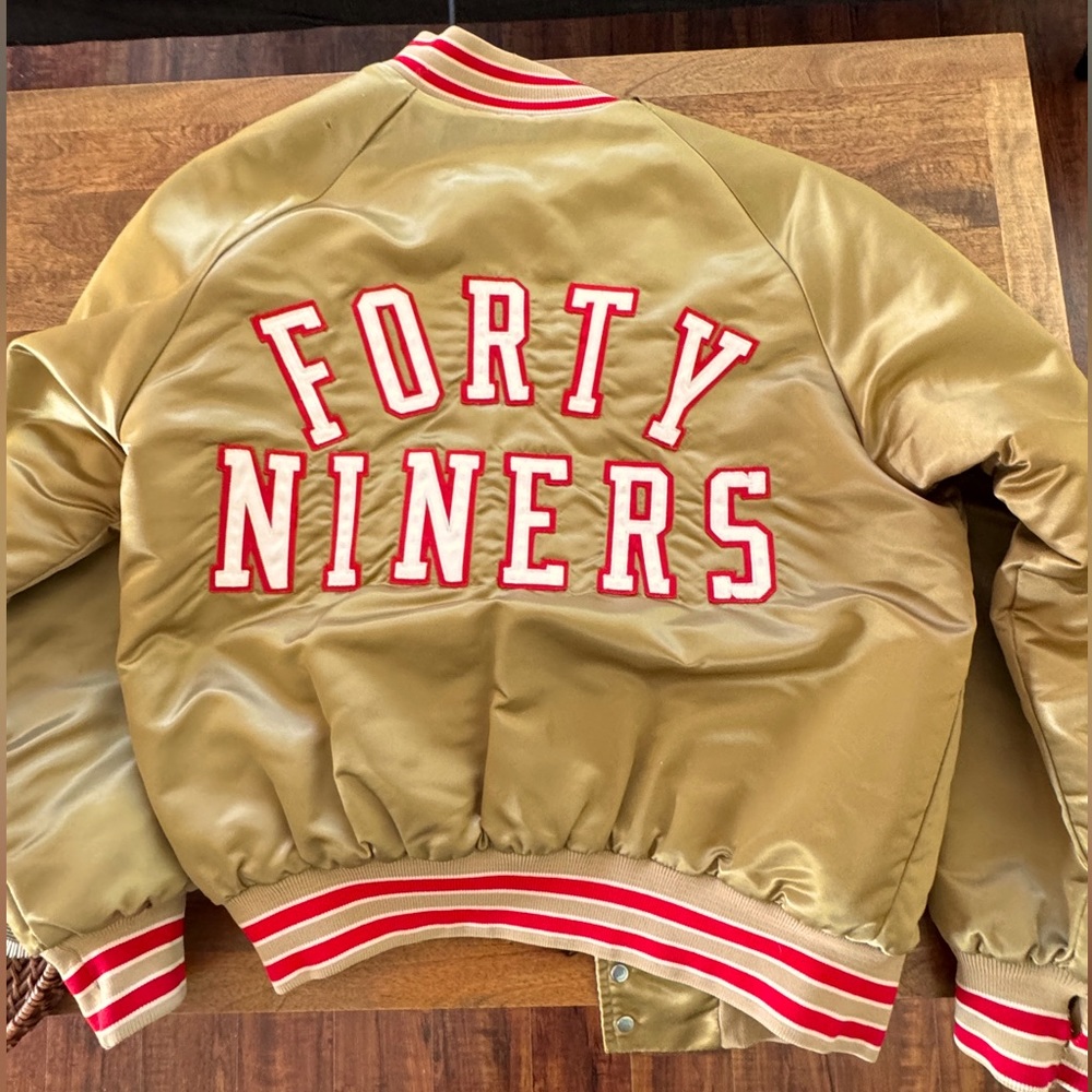 Niners Gold NFL vintage Stahl-Urban Jacket